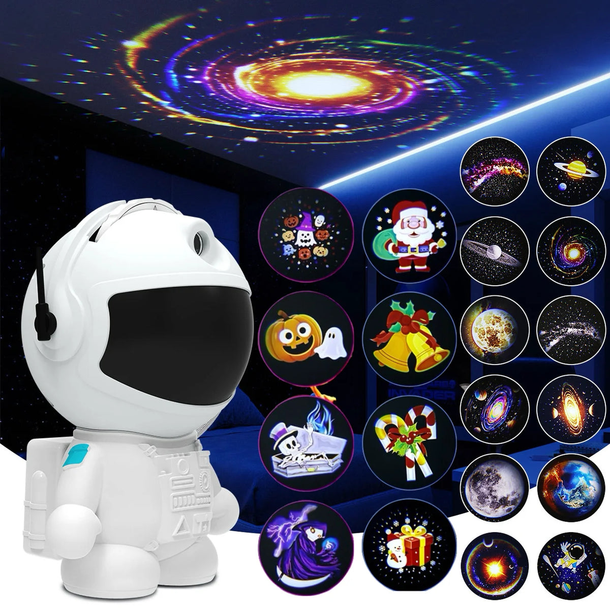 Transform Your Space with the Astronaut Galaxy Projection Night Light