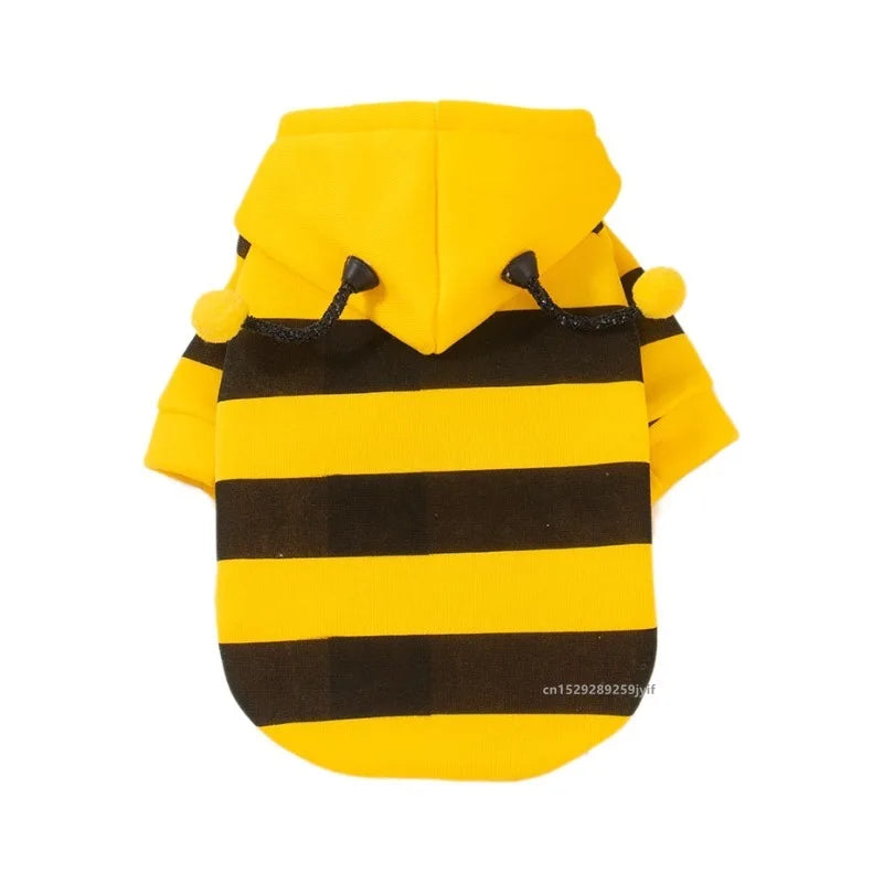 Bee Costume for Pets - Adorable Cozy Hoodie for Dogs & Cats