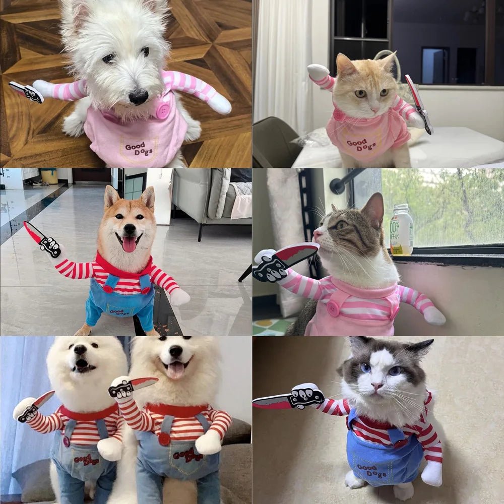 Adorable Dog Halloween Costume - Fun Dress for Small to Large Dogs & Cats - Bargain Warriors LLC