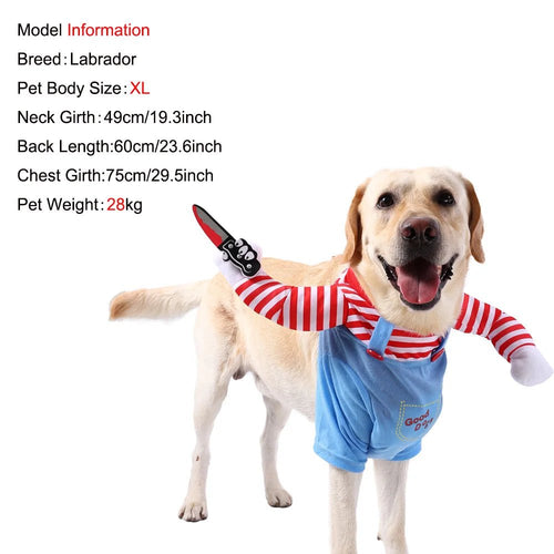Adorable Dog Halloween Costume - Fun Dress for Small to Large Dogs & Cats - Bargain Warriors LLC