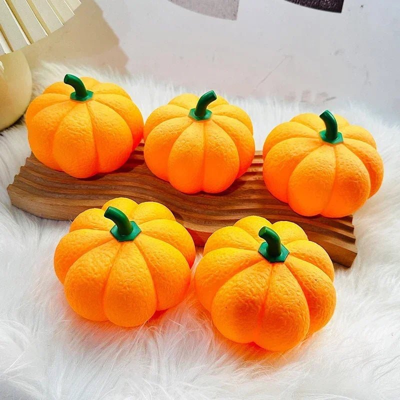 Charming Halloween Pumpkin LED Night Light - Battery Powered Warm Lantern for Kids - Bargain Warriors LLC