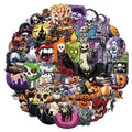 Creative Halloween Decorative Stickers - 50PCS Transparent PET Envelope Sealers for Fun and Festive Decor - Bargain Warriors LLC