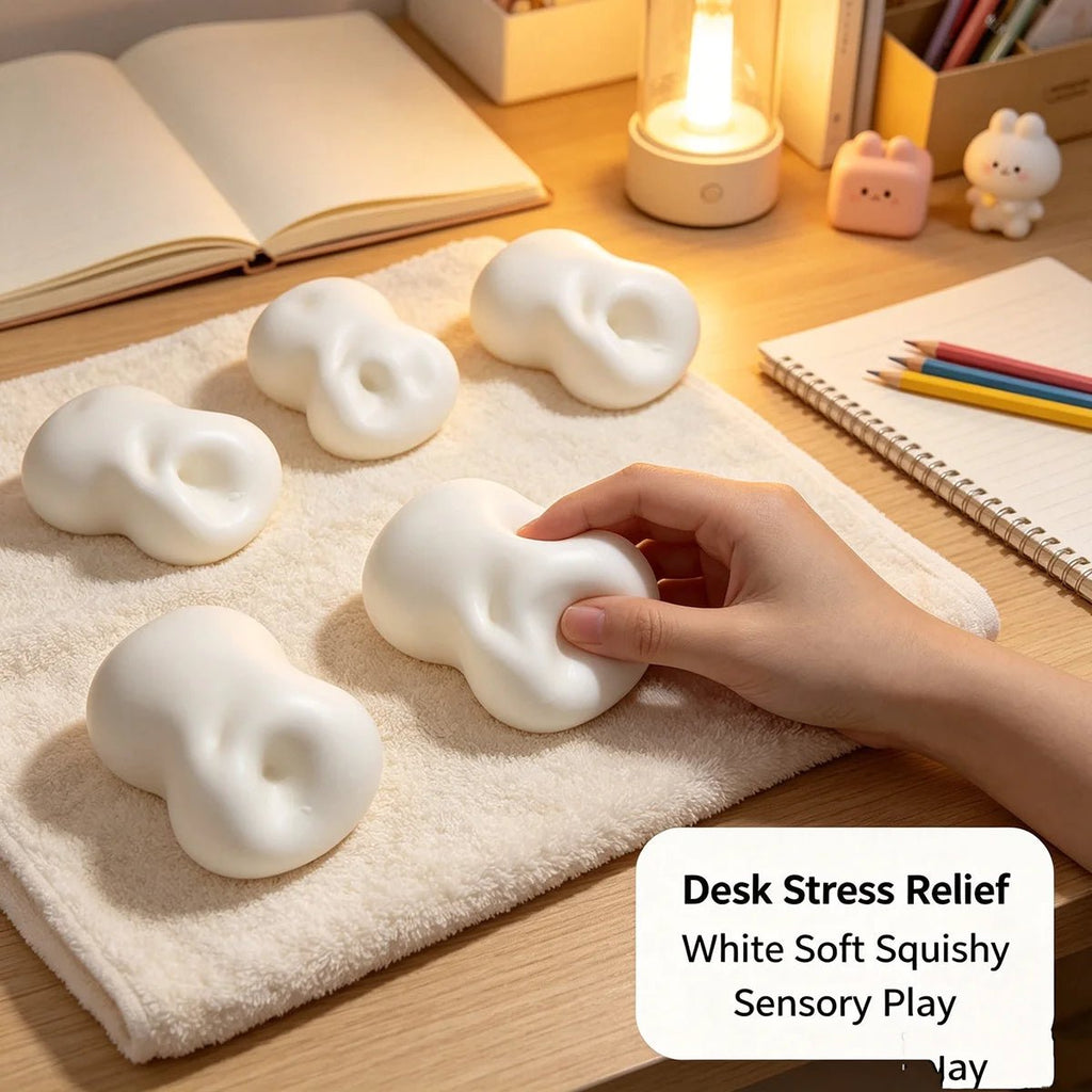 Crunchy Soap Ball Squishy Toy – Ultimate ASMR Stress Relief & Decorative Fidget Fun - Bargain Warriors LLC