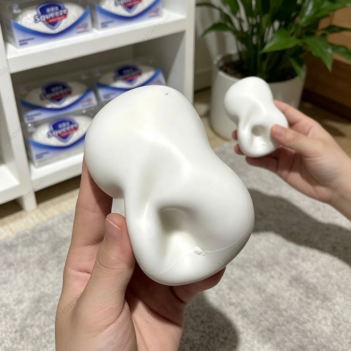 Crunchy Soap Ball Squishy Toy – Ultimate ASMR Stress Relief & Decorative Fidget Fun - Bargain Warriors LLC