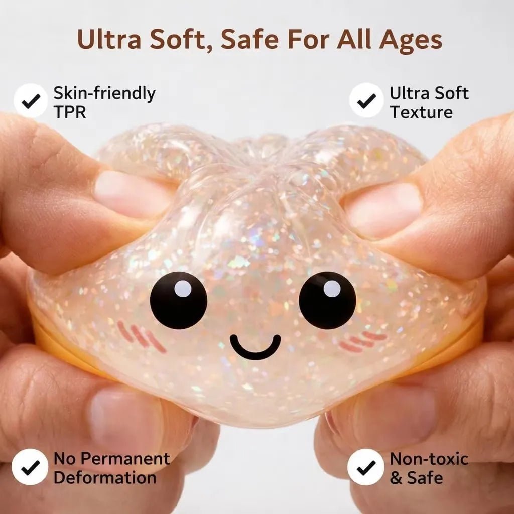 Dumpling Stress Ball for Anxiety Relief - Fun, Colorful, and Satisfying Squeeze Toy - Bargain Warriors LLC