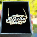 Elevate Your Style with a Personalized Name Necklace – Custom 3D Double Color Stainless Steel Jewelry for Any Occasion