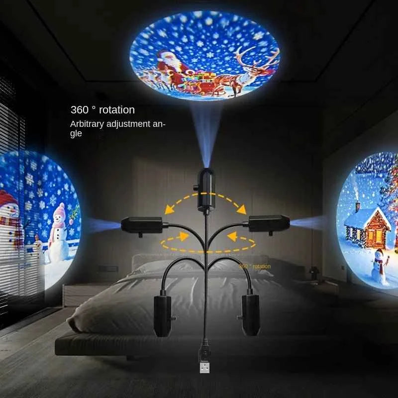 Enchanting Christmas LED Night Light: Transform Your Holidays with a Starry Atmosphere