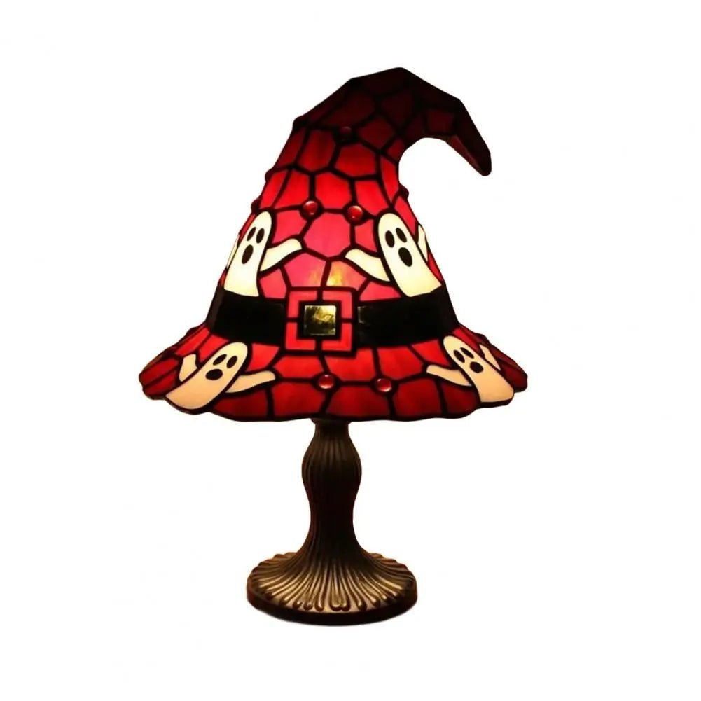 Enchanting Handcrafted Resin Witch Hat Lamp - Set the Perfect Festive Atmosphere - Bargain Warriors LLC