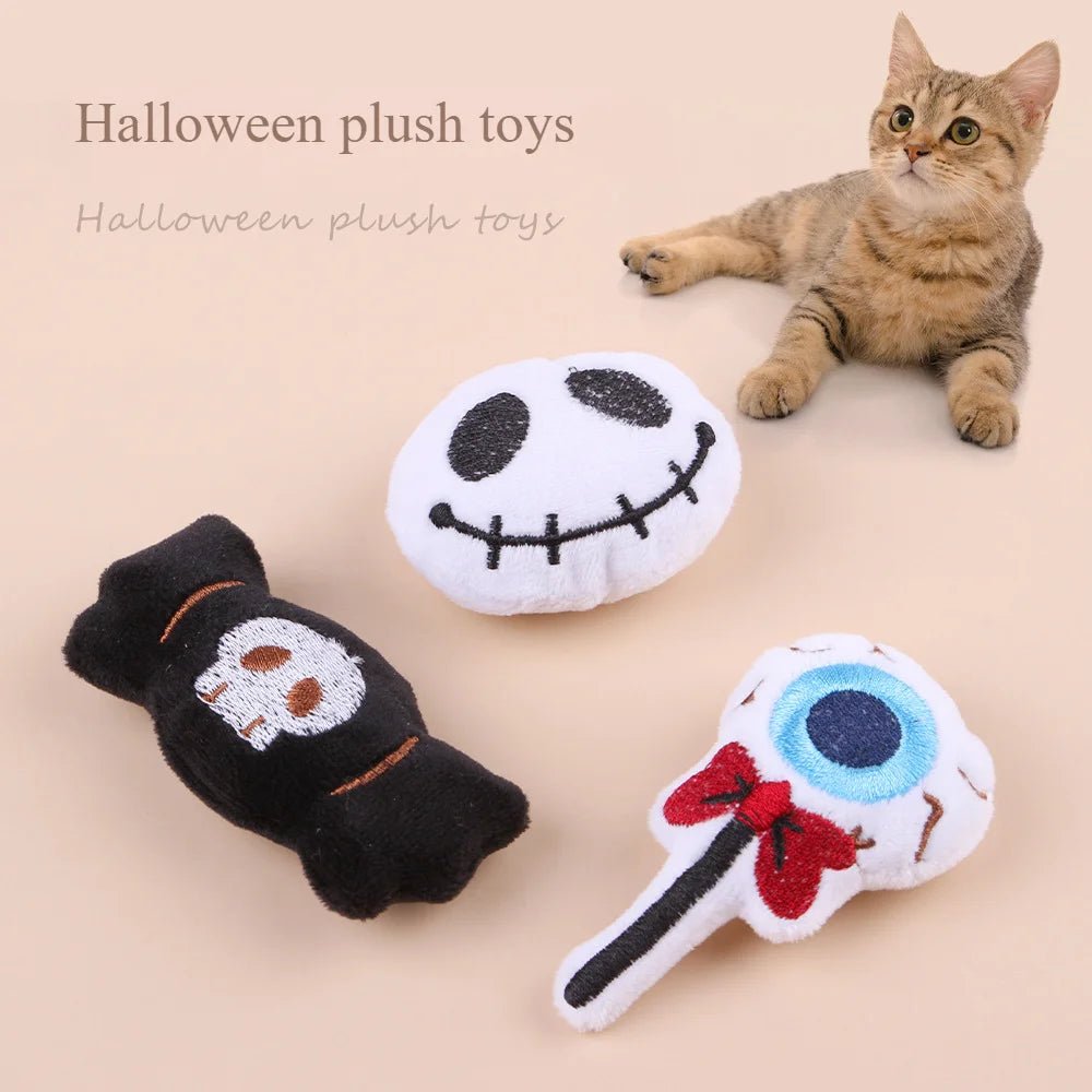 Exciting Halloween Cat Toys: Adorable Plush Accessories for Your Feline Friend - Bargain Warriors LLC