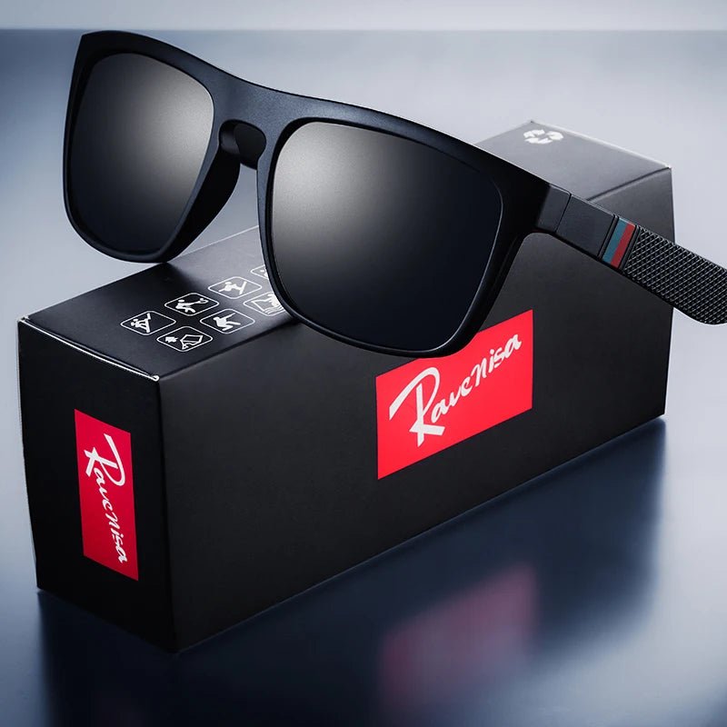 Fashion Square Vintage Polarized Sunglasses Men Women Retro Driving Fishing Sun Glasses UV400 Eyewear - Bargain Warriors LLC