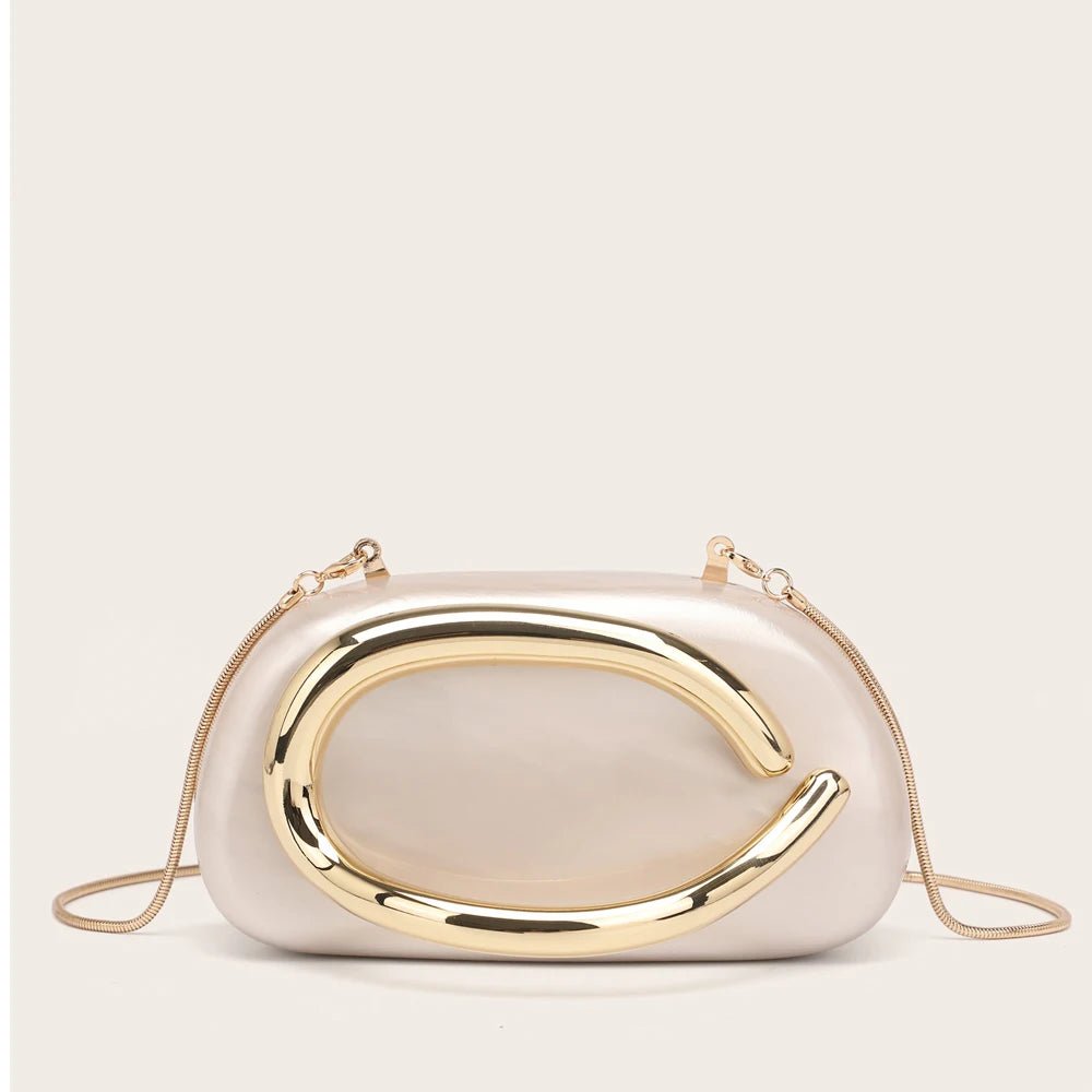Fashion Women's Handbag Bride Metal Gold Women Luxury Evening Banquet Clutch Bag Shoulder Wedding Purse Party Crossbody Bag - Bargain Warriors LLC