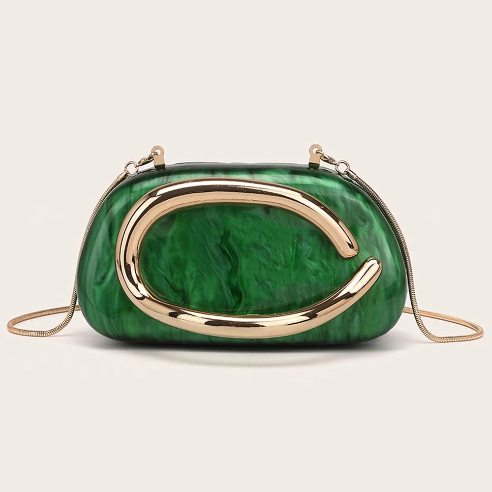 Fashion Women's Handbag Bride Metal Gold Women Luxury Evening Banquet Clutch Bag Shoulder Wedding Purse Party Crossbody Bag - Bargain Warriors LLC