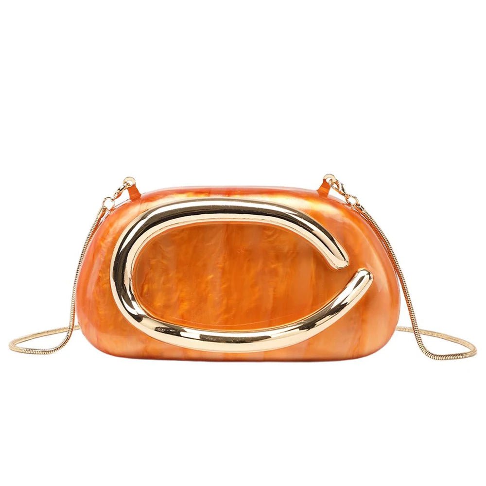 Fashion Women's Handbag Bride Metal Gold Women Luxury Evening Banquet Clutch Bag Shoulder Wedding Purse Party Crossbody Bag - Bargain Warriors LLC