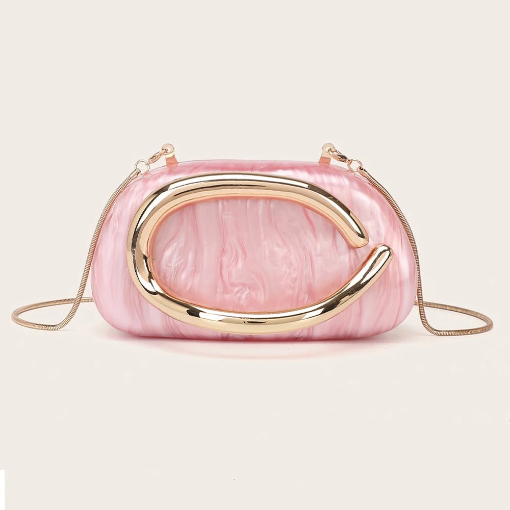 Fashion Women's Handbag Bride Metal Gold Women Luxury Evening Banquet Clutch Bag Shoulder Wedding Purse Party Crossbody Bag - Bargain Warriors LLC