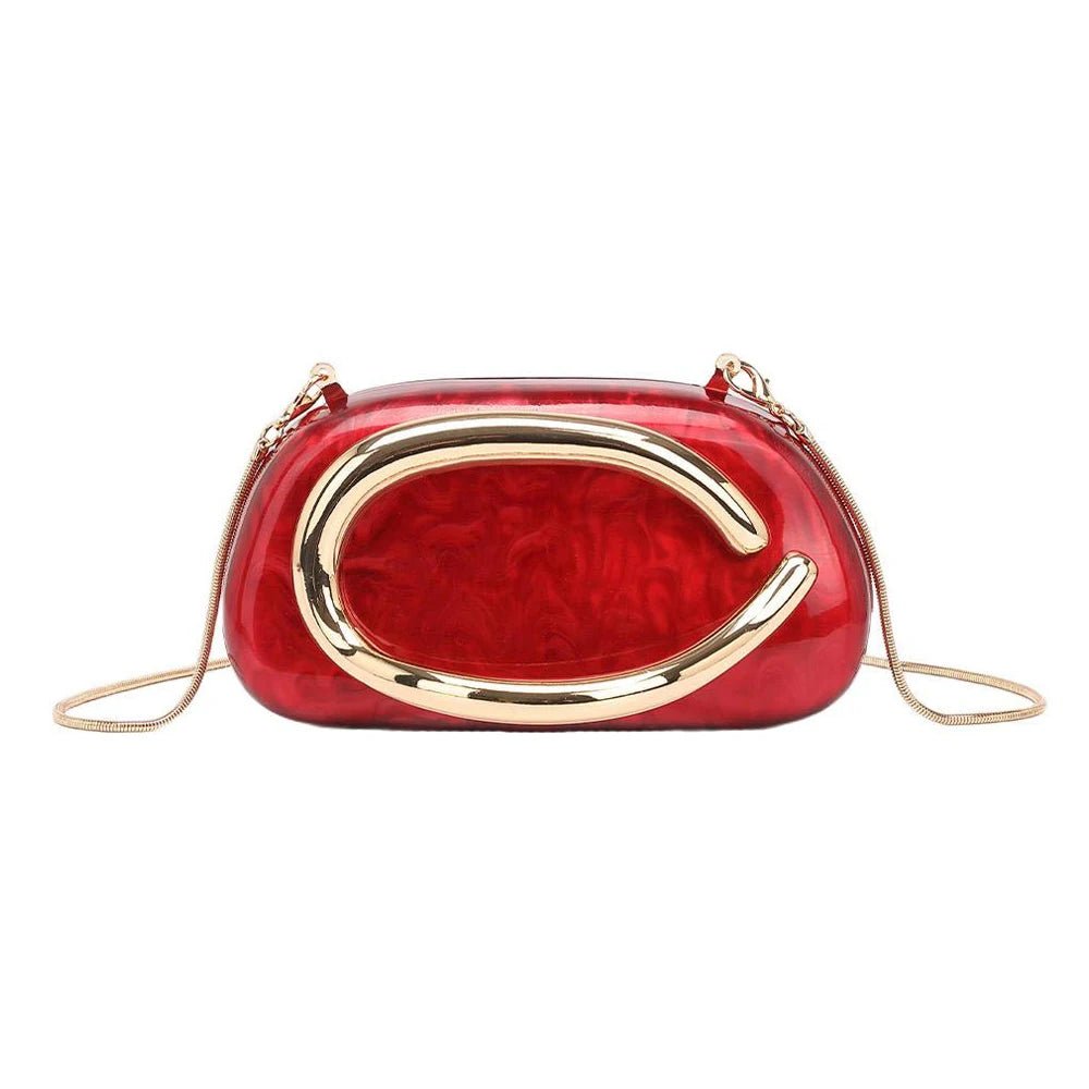 Fashion Women's Handbag Bride Metal Gold Women Luxury Evening Banquet Clutch Bag Shoulder Wedding Purse Party Crossbody Bag - Bargain Warriors LLC