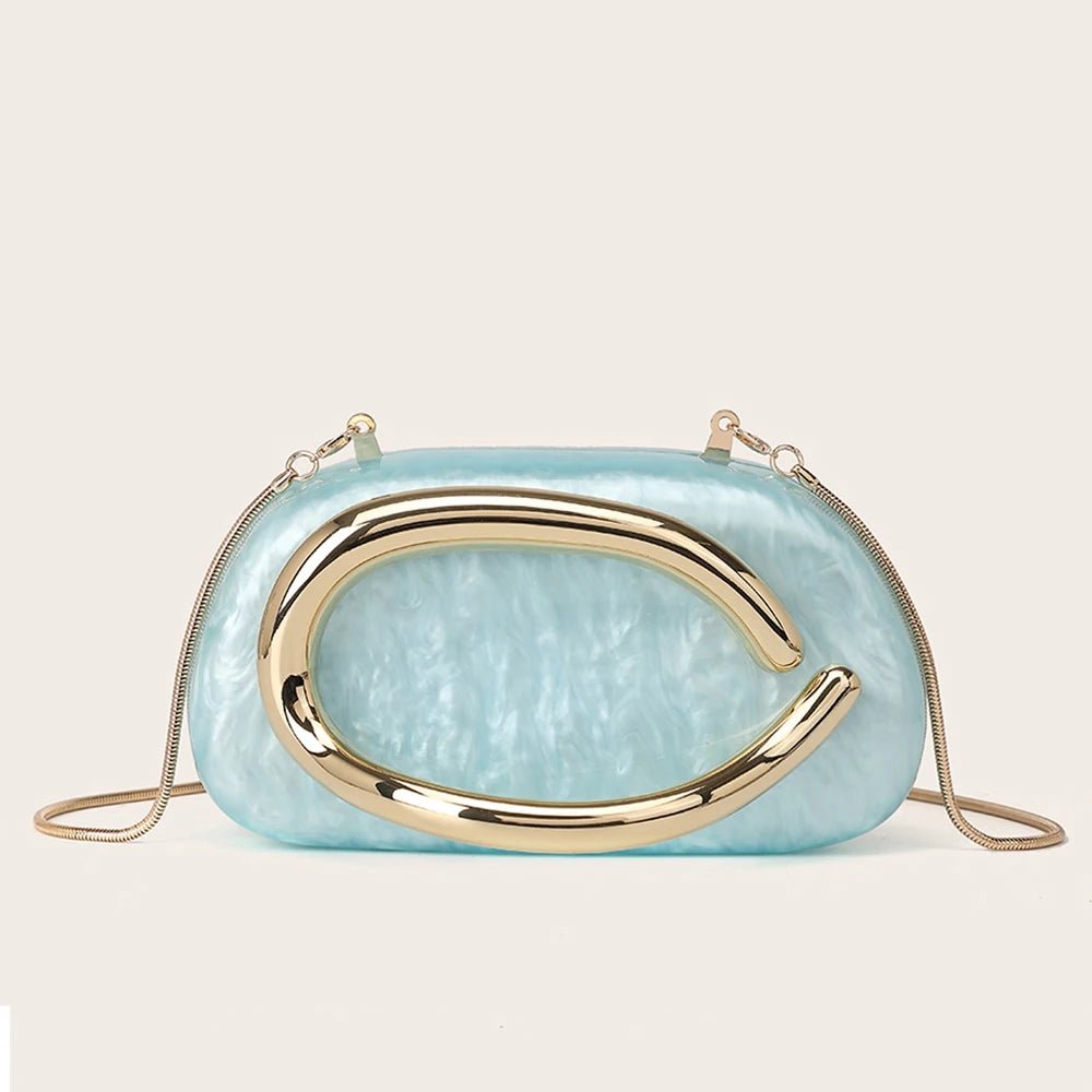 Fashion Women's Handbag Bride Metal Gold Women Luxury Evening Banquet Clutch Bag Shoulder Wedding Purse Party Crossbody Bag - Bargain Warriors LLC
