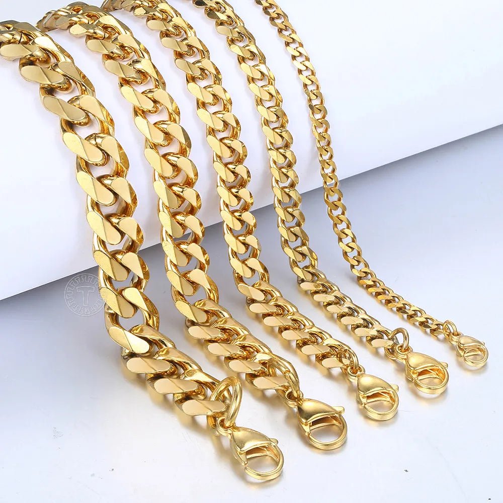 Gold Color Stainless Steel Bracelets for Everyday Style and Versatility - Bargain Warriors LLC