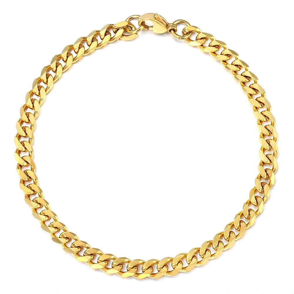 Gold Color Stainless Steel Bracelets for Everyday Style and Versatility - Bargain Warriors LLC