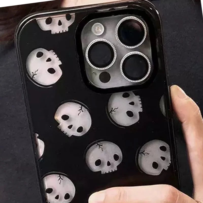 Halloween Skeleton Phone Case – Spooky Chic Protection for Your iPhone - Bargain Warriors LLC