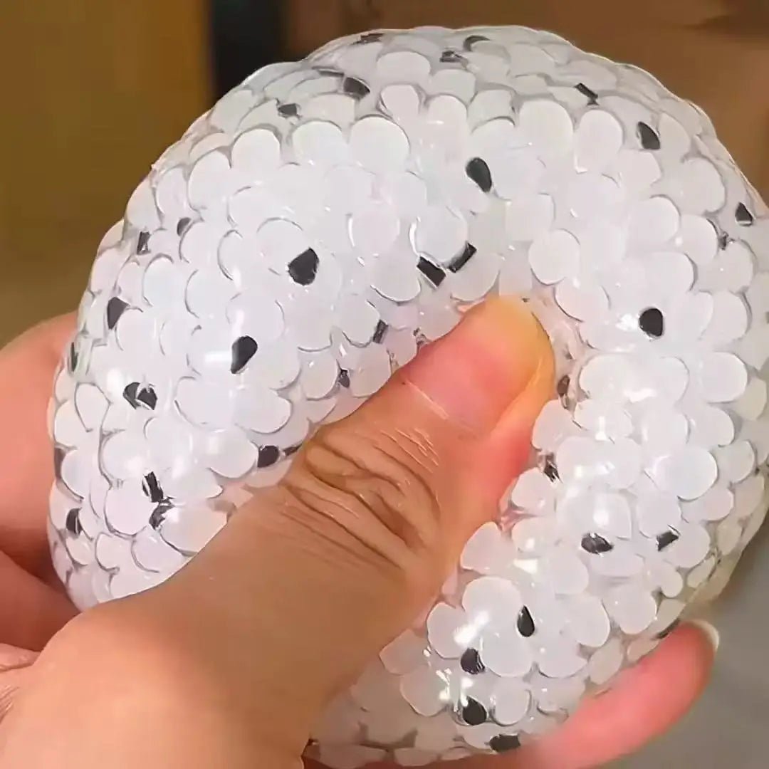 Kawaii Rice Ball Squishy Toy - Adorable Stress Reliever for Kids & Adults - Bargain Warriors LLC