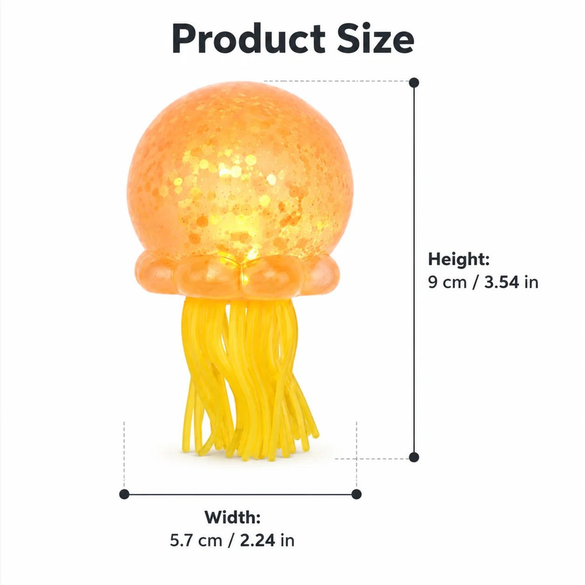LED Glow Jellyfish Squishy Toy - Your Perfect Stress-Relief Companion 🪼 - Bargain Warriors LLC