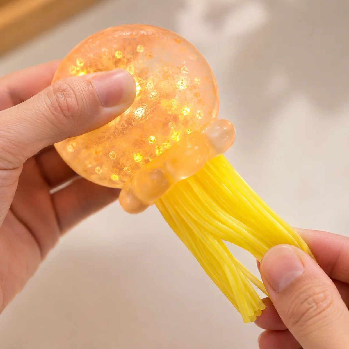 LED Glow Jellyfish Squishy Toy - Your Perfect Stress-Relief Companion 🪼 - Bargain Warriors LLC