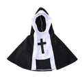 Make Halloween Pawsitively Fun with Our Funny Halloween Cat Costumes - Jesus Nun Outfit for Small to Medium Pets! - Bargain Warriors LLC