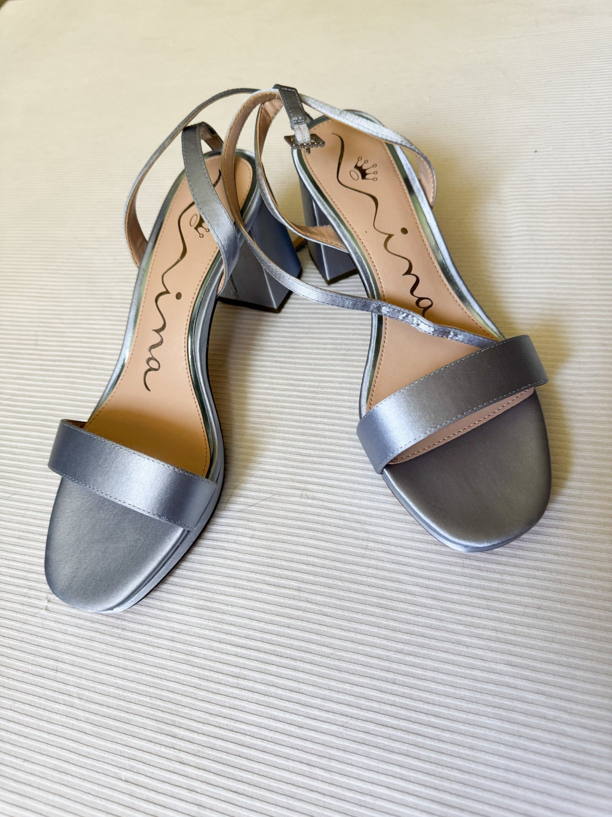 Nina Light Blue Heeled Sandals - Elevate Your Elegance - Bargain Warriors LLC