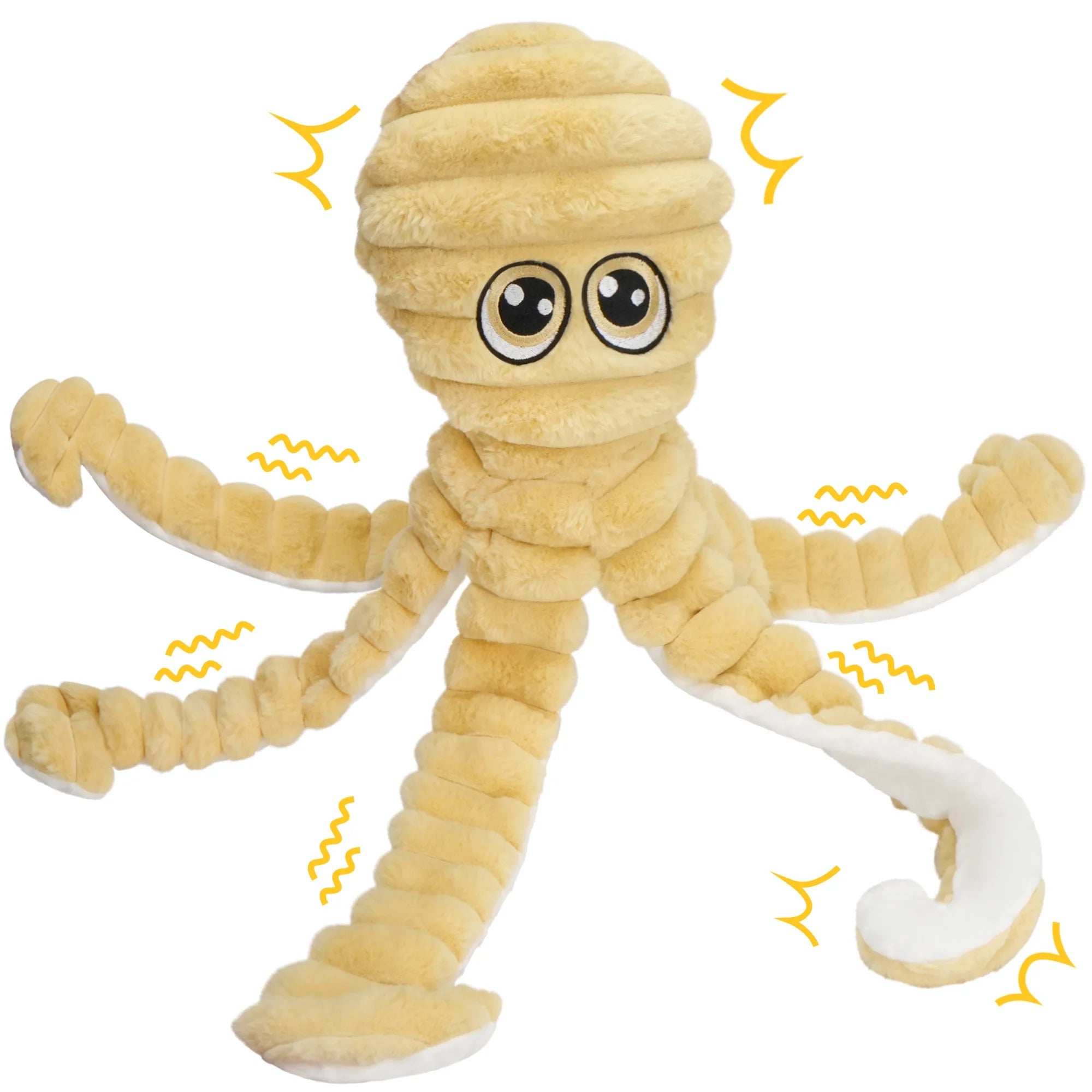 Octopus Plush Dog Toy - The Perfect Chew and Squeak Companion for Your Furry Friend - Bargain Warriors LLC