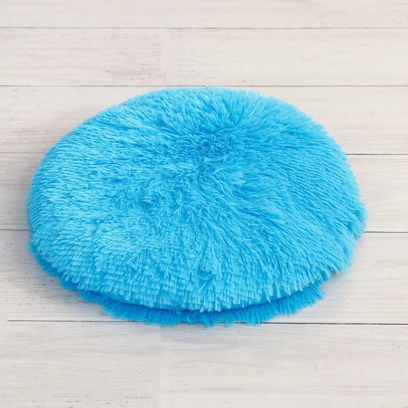 Plush Round Cat Bed Mats Pet Bed for Cats Small Dogs Soft Fleece Pet Sleeping Mat Kitten Puppy Nest Pet Cushion Cat Accessories - Bargain Warriors LLC