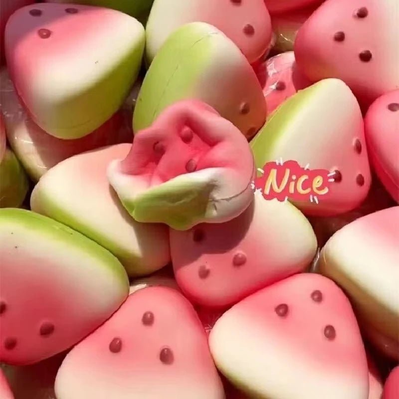 Squishy Watermelon Fidget Toy - Your Fun, Portable Stress Reliever! - Bargain Warriors LLC