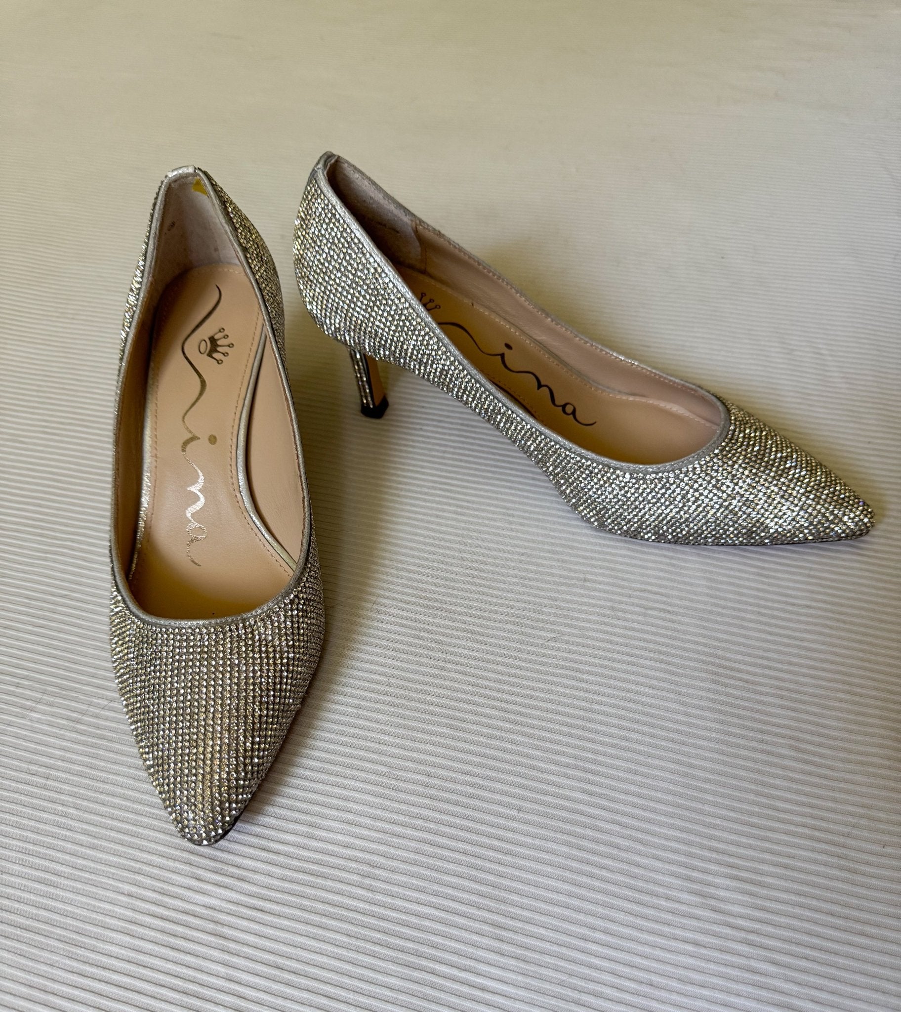 Step Into Style with Nina Rhinestone Heels - Bargain Warriors LLC