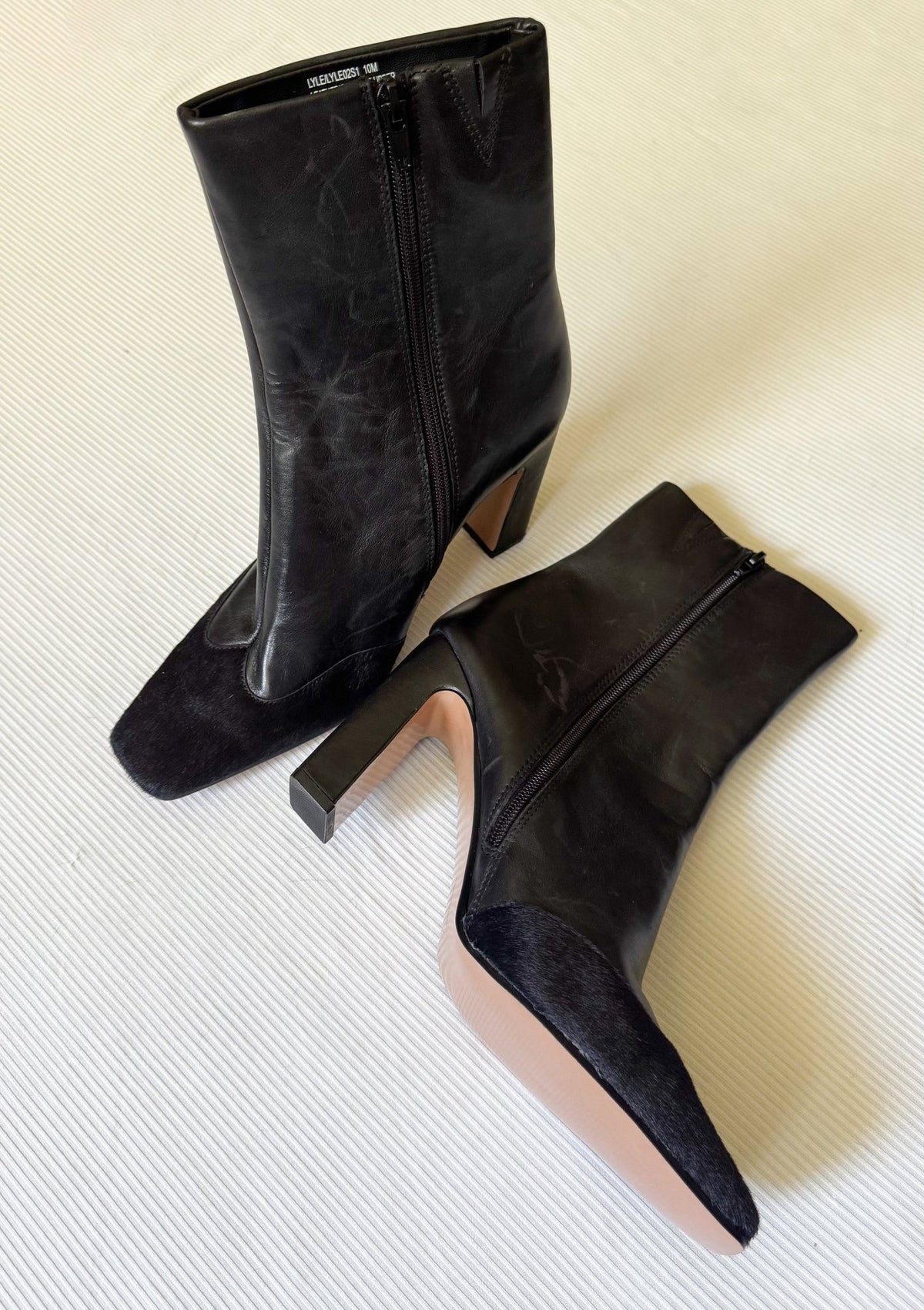 Steve Madden "Lyle" black leather - Bargain Warriors LLC