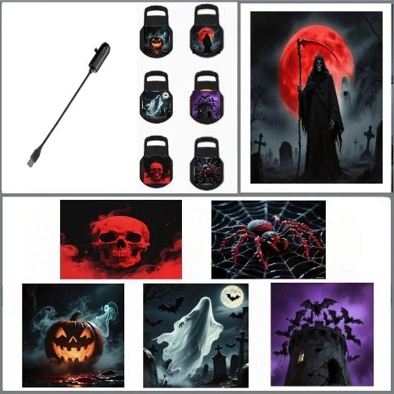 Transform Your Halloween with 360° Rotatable Skull LED Night Light - Bargain Warriors LLC