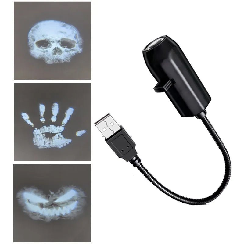 Transform Your Halloween with 360° Rotatable Skull LED Night Light - Bargain Warriors LLC