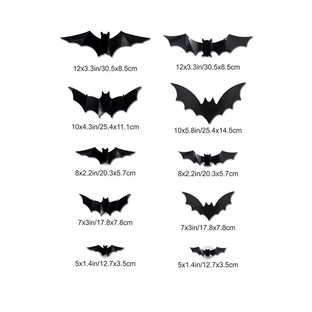Transform Your Space with Halloween 3D Bat Night Lights - Perfect for Spooky Season Fun - Bargain Warriors LLC