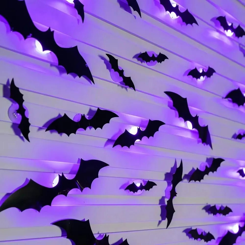 Transform Your Space with Halloween 3D Bat Night Lights - Perfect for Spooky Season Fun - Bargain Warriors LLC