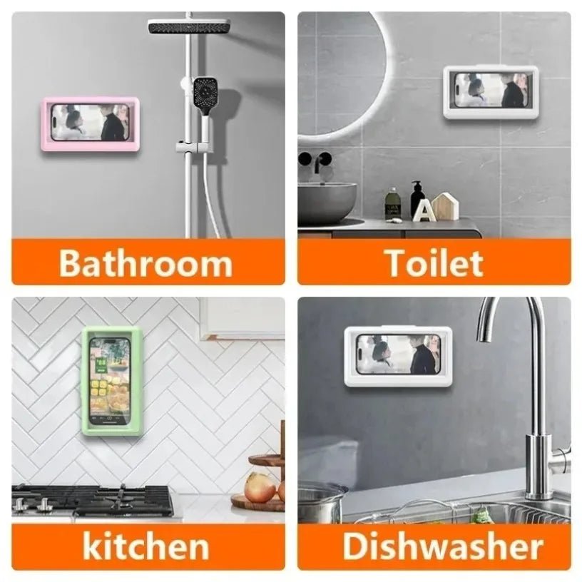 Waterproof Touch Screen Phone Holder: Stay Connected in Any Room - Bargain Warriors LLC